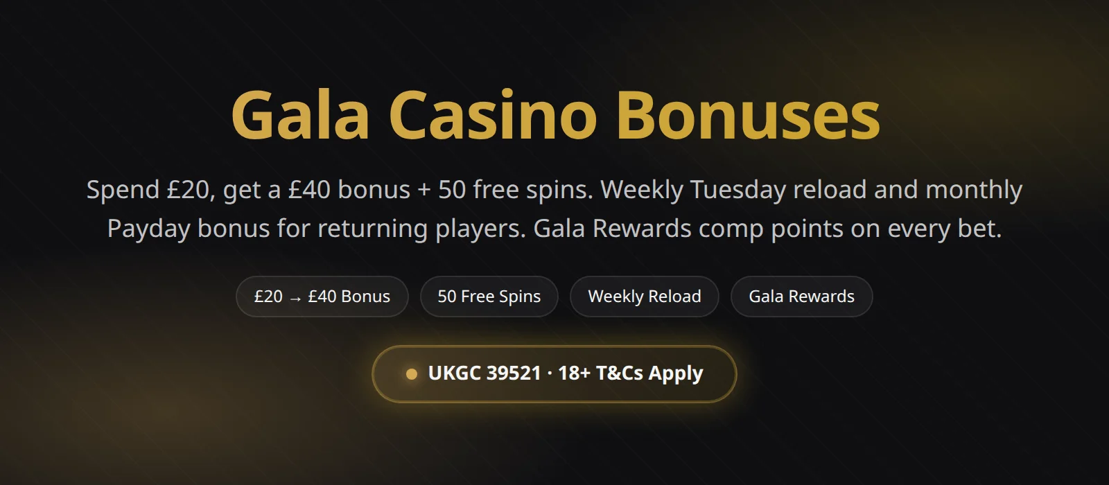 Gala Casino Bonuses