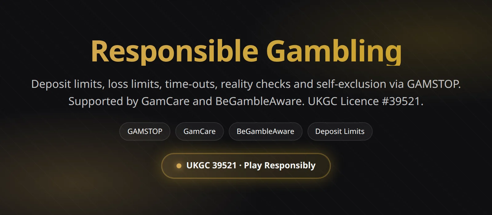 Gala Casino Responsible Gambling