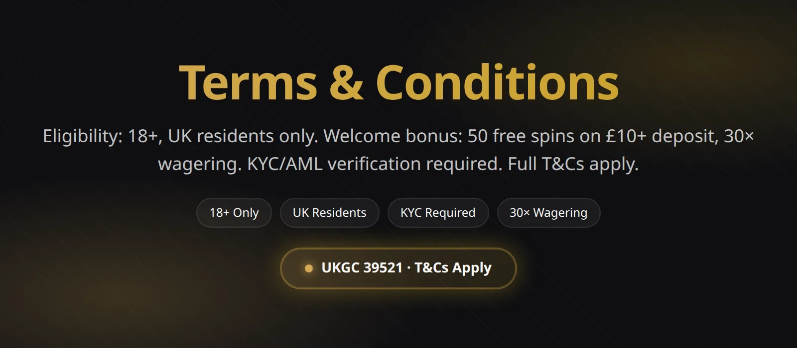 Gala Casino Terms and Conditions